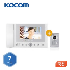 코콤 비디오폰 KCV-812R+KC-MC30화
